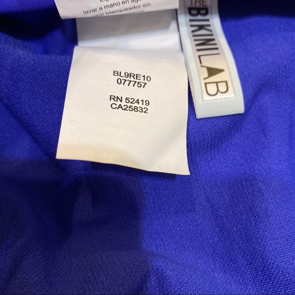 New! The Bikini Lab Purple One Piece Swimsuit S - Picture 7 of 10